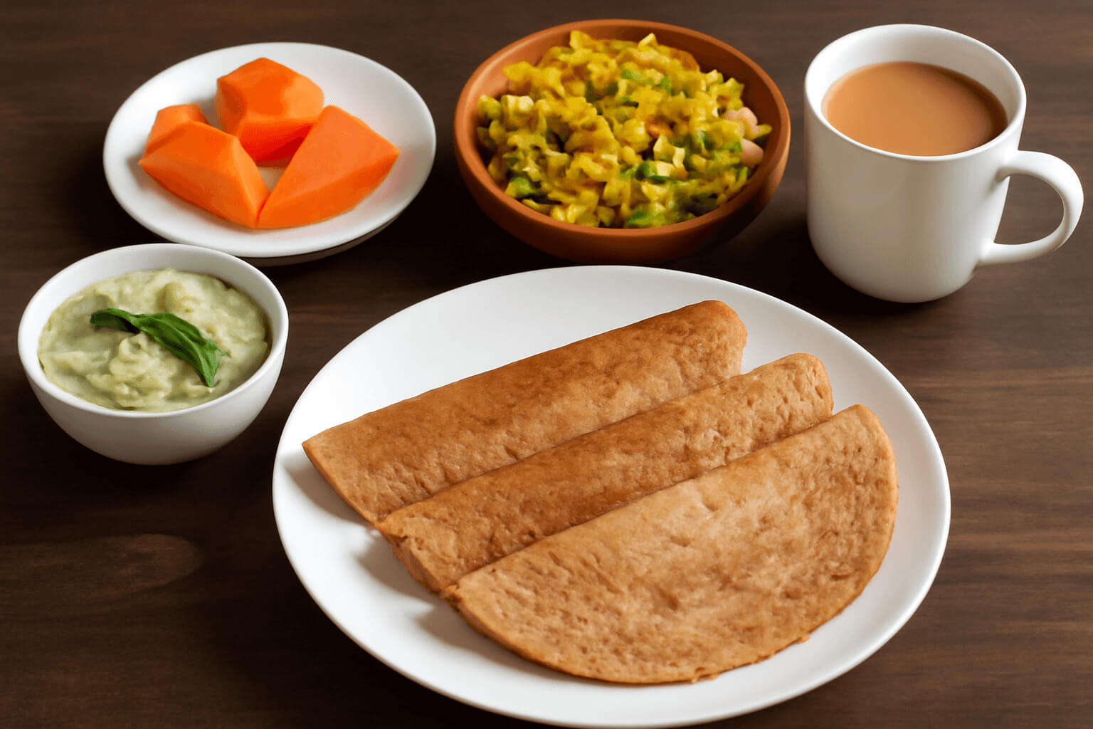 healthy indian breakfast